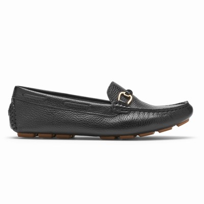 Rockport Bayview Driver Mokassins Damen Schwarz IGL-021859